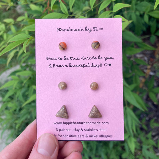Sparkle Collection - Stud Earring Set